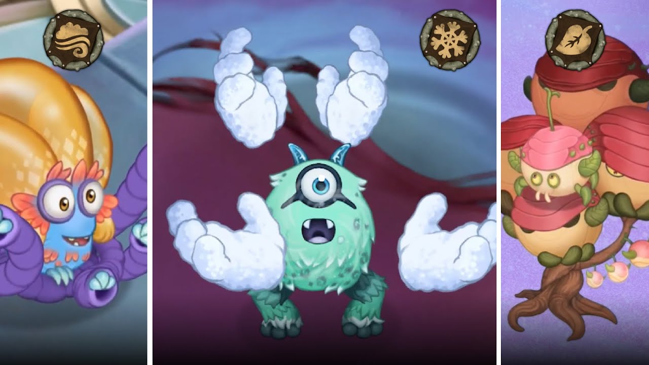 All Primordial Monsters - Fandhul, Lowb, Bogle (My Singing Monsters)