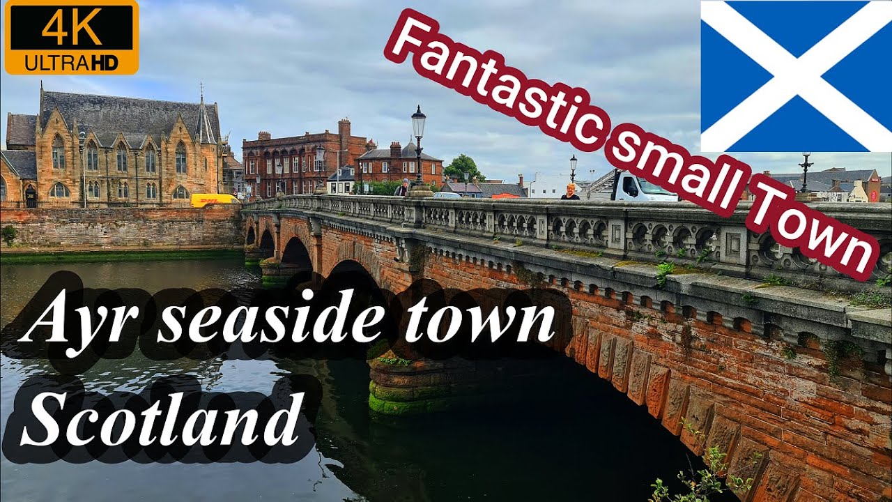 4K Scotland Ayr Part.1 - Szkocja Ayr miejscowość w chrabstwie Ayrshire #moje_podroze_uk