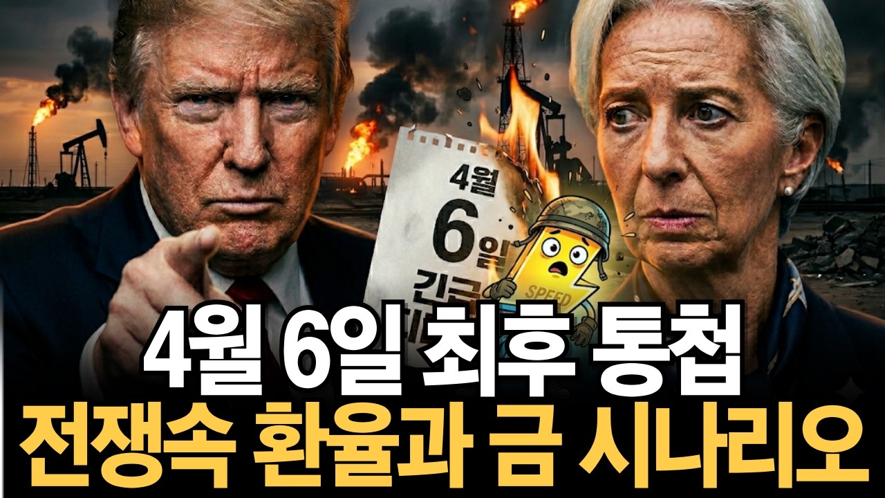 미국 4월 6일 협상 결렬 시 당신의 계좌에 당장 벌어질 일 + 자산 방어를 위한 시나리오