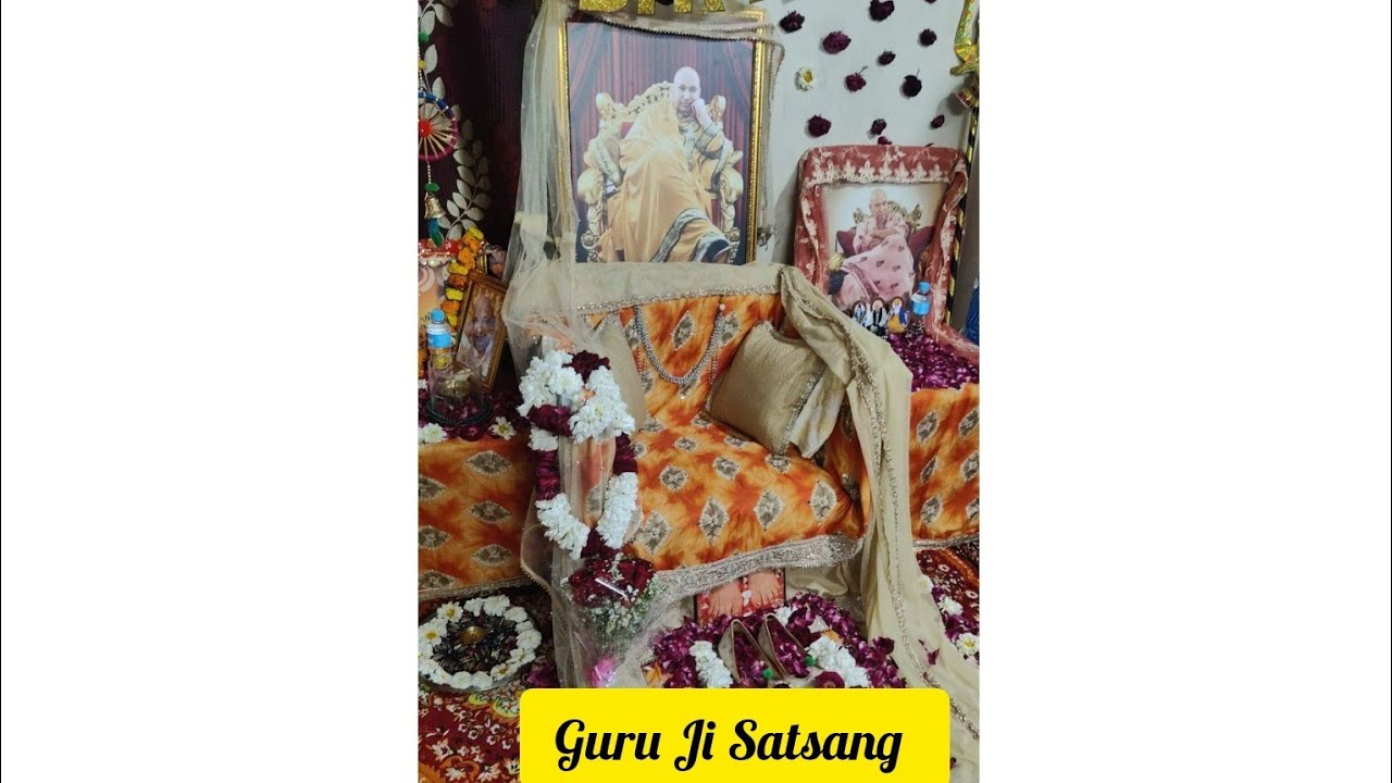 🌸 गुरु जी का दिव्य सत्संग – मन को शांति देने वाला संदेश