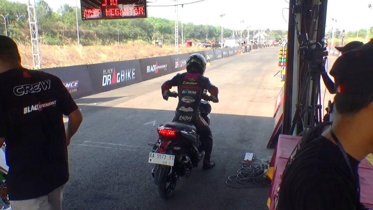 MOTOR SEJUTA UMAT DIPAKAI BUAT DRAG!! JOKI ARIF MEGANTAR, BALAP LURUS 201M, BALAP INDONESIA
