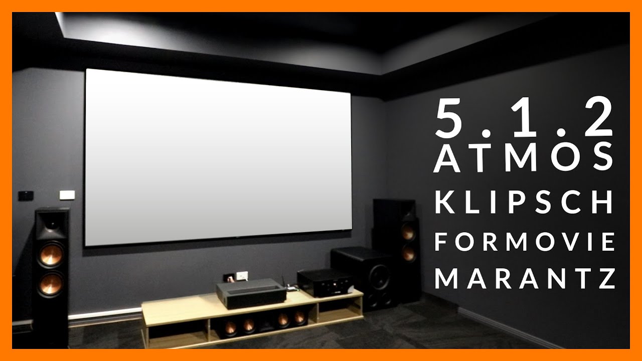 5.1.2 Klipsch Atmos| Digital Cinema| Marantz SR6015 |Klipsch RP-8000F | Formovie Theatre 4K UST