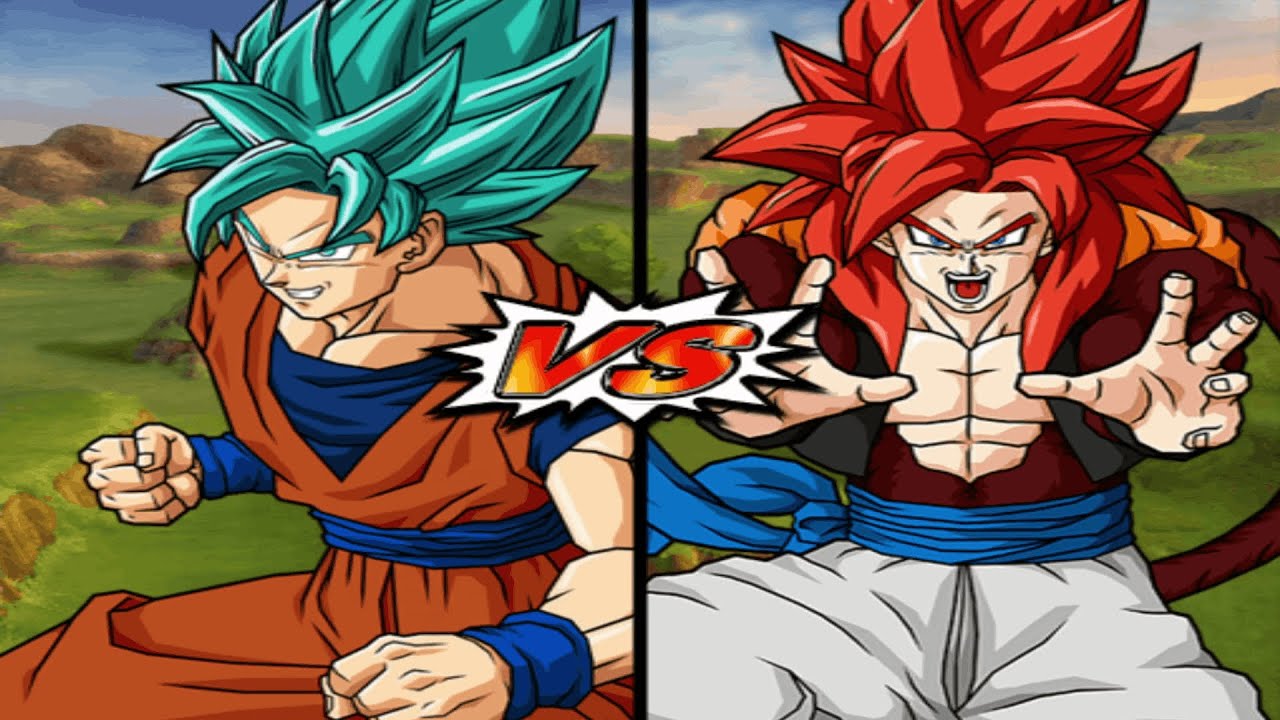 Dragon Ball Z Budokai Tenkaichi 4 - PS2 - Goku SSJ Blue vs. Gogeta SSJ4 (1080p HD)