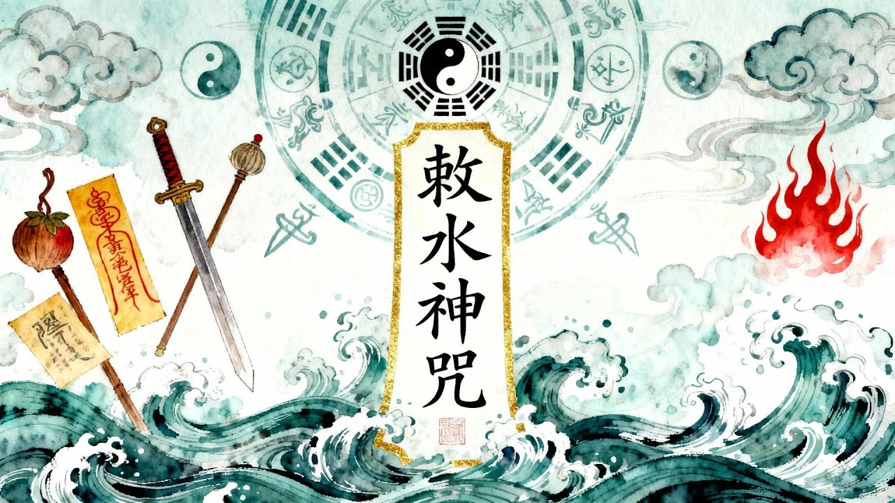 敕水神咒 天清子持诵 （ 敕水定神｜真正能“洗心、化浊、安魂”的敕水神咒）