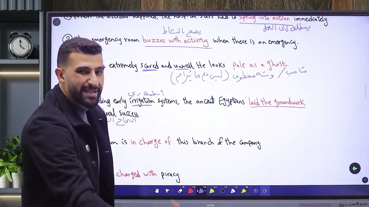 جميع التعبيرات والمصطلحات الجديدة على الطالب  الثالث الثانوي كتاب الترم الأول 🔥💪