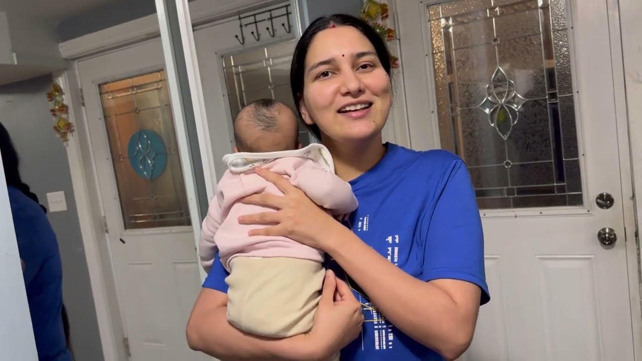 English speaking competition in Haryanvis😂|Hazu (Newborn) k sth masti🥰| Life in Canada🇨🇦❤️