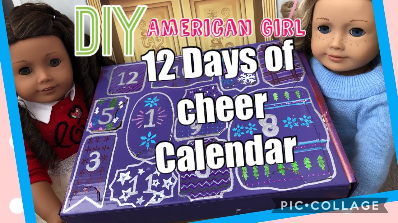 DIY American Girl 12 Days of Cheer Countdown Calendar