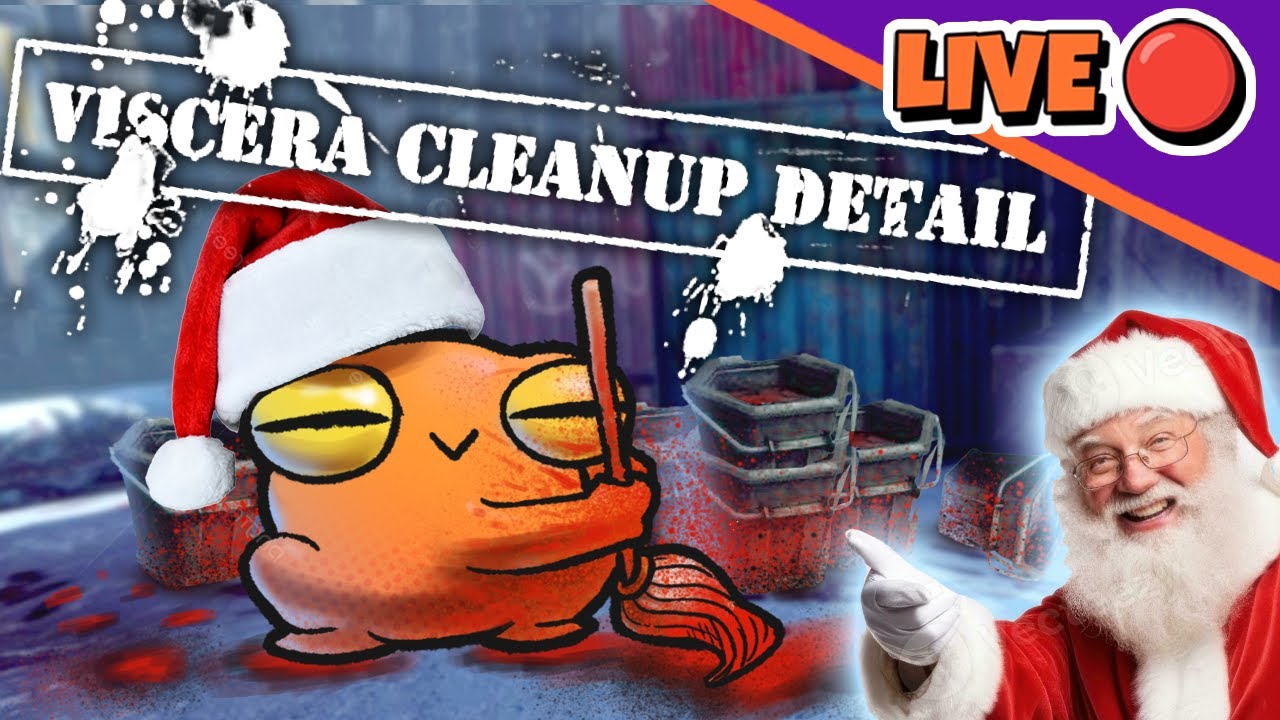 Frog Cleans Slop on Christmas Eve - Viscera Cleanup Detail (Part 4)