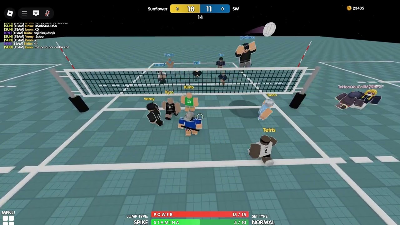 Sunflower vs EXILE | NEL S1 | Roblox Volleyball 4.2