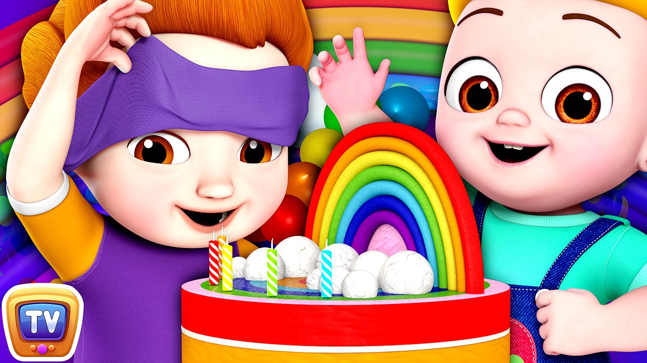 The Rainbow Cake 🌈🎂 – Color Songs for Children - ChuChu TV Baby Nursery Rhymes #babytaku