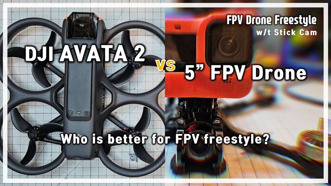 (4K) FPV FreeStyle; DJI AVATA 2 like 5 inch FPV | 아바타2를 5인치처럼 날려보기 | 5인치와 비교(Feat. 스틱캠 모드2)