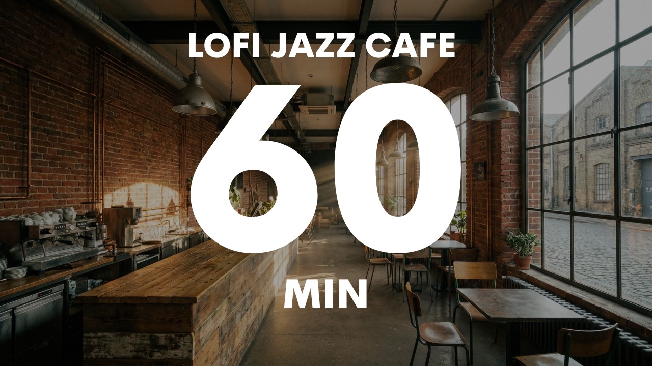 Morning Light Lofi Jazz Cafe 🌤️ | 1 Hour Cozy Chill Beats