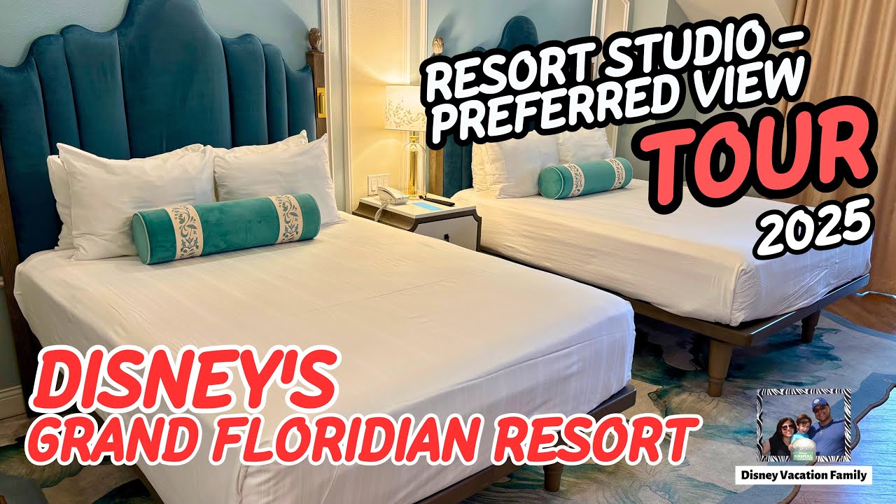Villas at Disney’s Grand Floridian Resort | Resort Studio Preferred View Room Tour