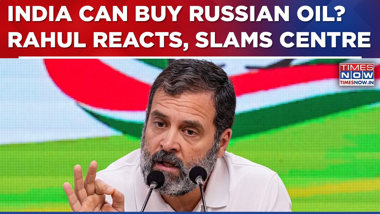 US 'Waiver' Row: Rahul Gandhi Trains Guns At Centre, Brings Back 'Compromised' Raga | Russian Oil