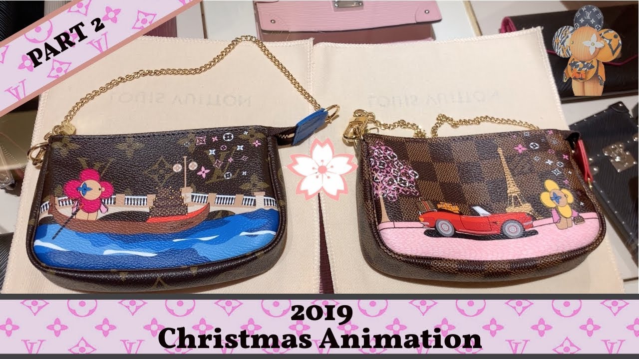 Распаковка Louis Vuitton | Мини-клатч Vivienne | Рождественская анимация 2019 | Ограниченное праздничное издание