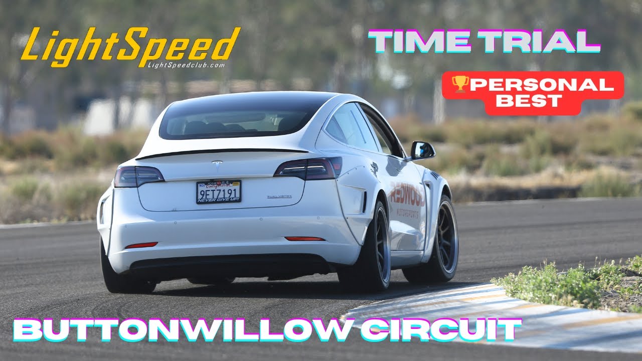 Buttonwillow Circuit 1:55.1 | Redwood Motorsport  2019 Tesla M3P (1st place overall in time trial!)