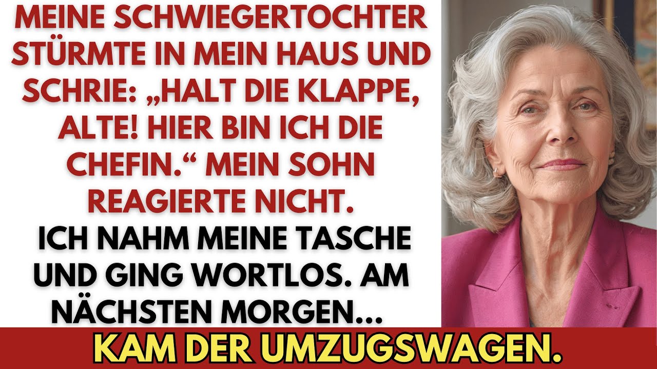 Meine Schwiegertochter schrie: „Halt die Klappe, Alte! Hier bestimme ich.“ — doch am Morgen…