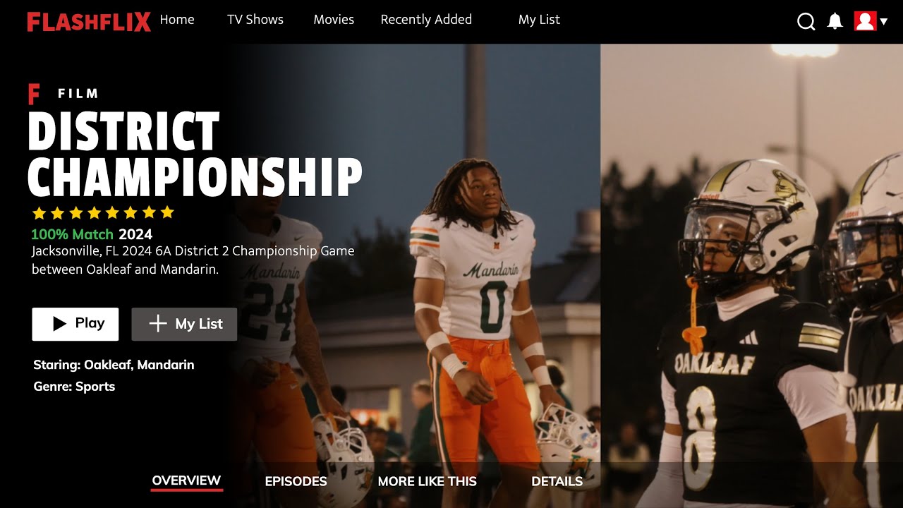 OAKLEAF VS MANDARIN (DISTRICT CHAMPIONSHIP GAME!)