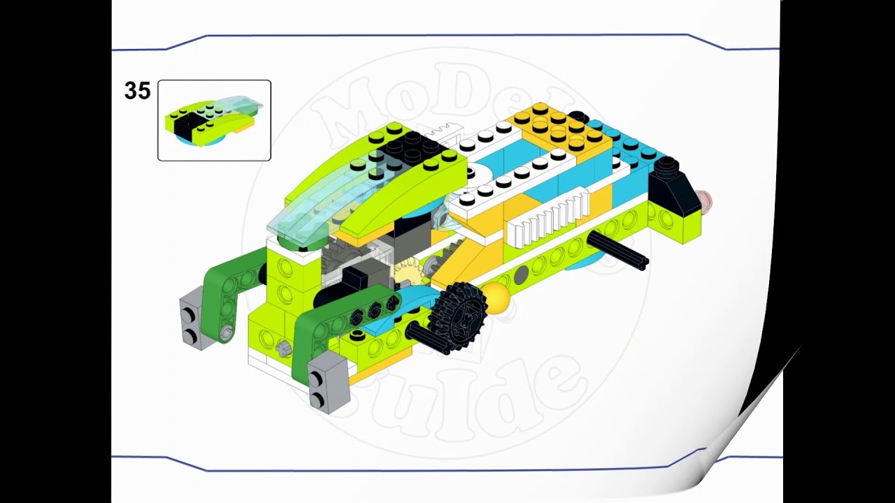 Lego Wedo 2.0 Free Tractor CV1 - Instruction / Лего Ведо 2.0 - Инструкция