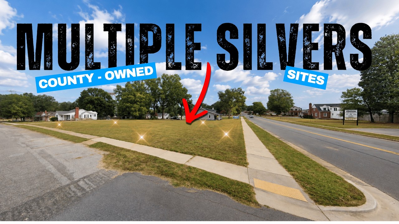 MULTIPLE SILVERS Found While Metal Detecting County-Owned Sites!