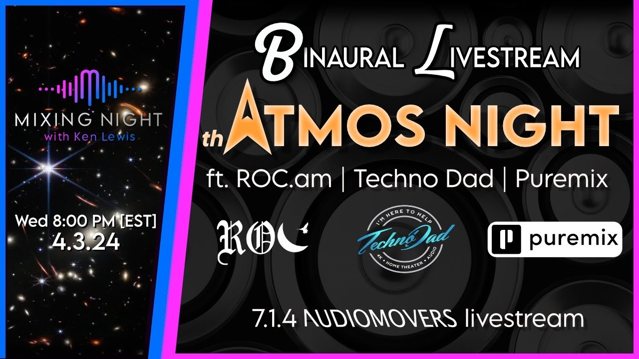 Mixing Night with Ken Lewis - ATMOS Night ft. Roc.am, Techno Dad, & Puremix 4/3/24
