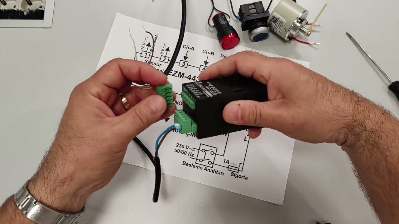 2.Bölüm-Sayıcı Enkoder Bağlantısı-Meslek Liseleri 11.Sınıf ElektrikAlanı Otomasyon Atölyesi 8.Temrin