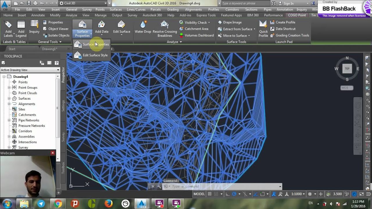 محاسبه حجم عملیات خاکی توسط مهندس علی زارعی/ Calculating the volume of cut and fill