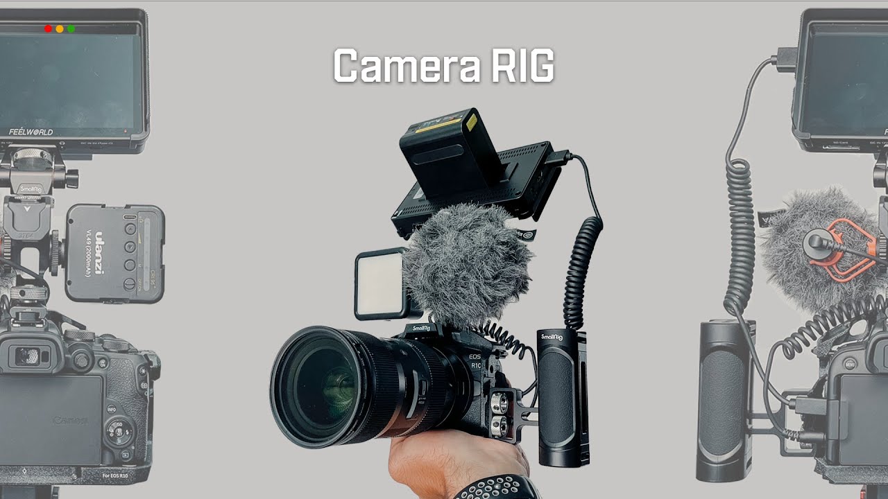 Canon R10 SmallRig -  Camera Rig Minimalista