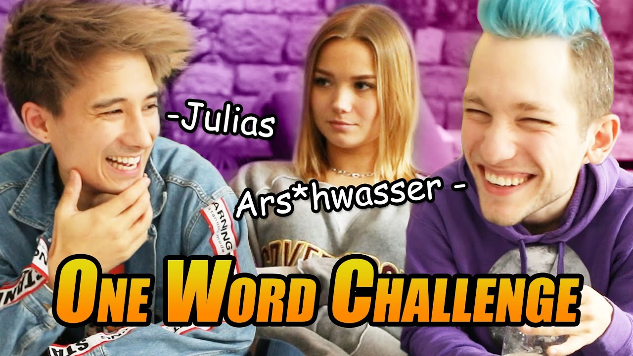 One Word Challenge - Rezo x Ju gegen Julia (schwach), es wird hart Freunde