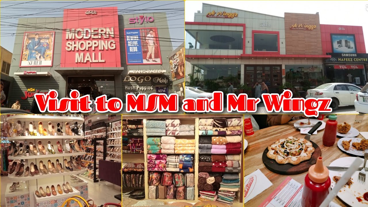 Modern Shopping Mall in Sargodha || Visit to Mr Wing'z Sargodha || Vlog