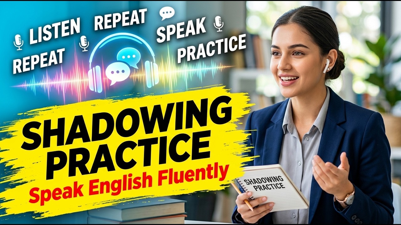 Listening Podcast for Learning Englsih | Basic English | Shadowing Practice