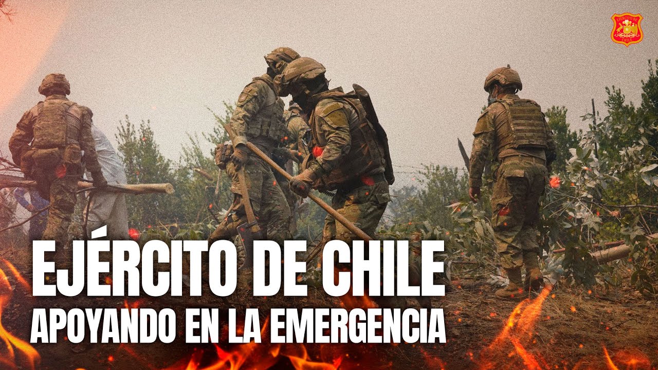 Ejército de Chile apoyando en la Emergencia