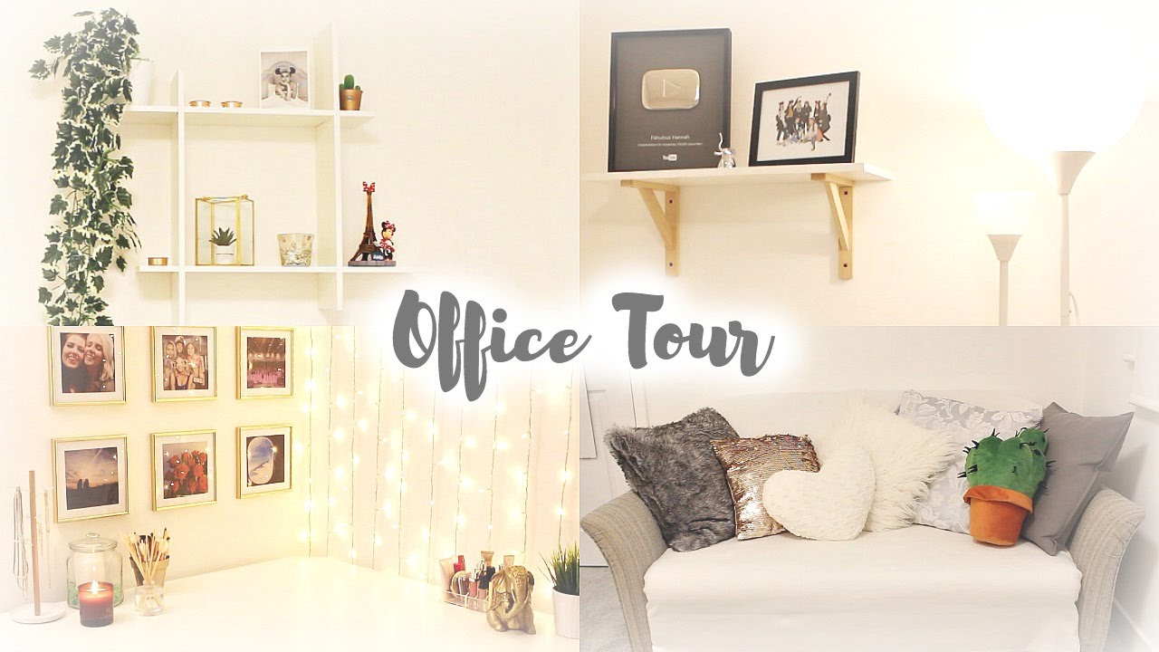 OFFICE TOUR! (& Room Transformation) // 2016