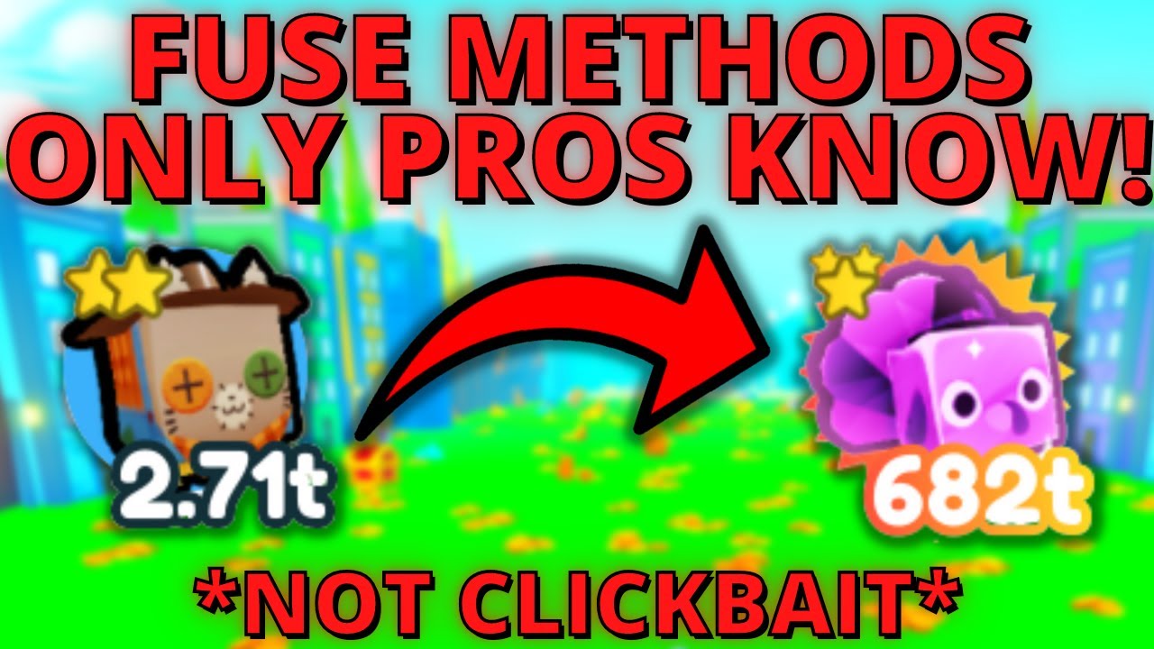 New *BEST* Fuse Methods on Pet Simulator X Autumn Event Update (Roblox)