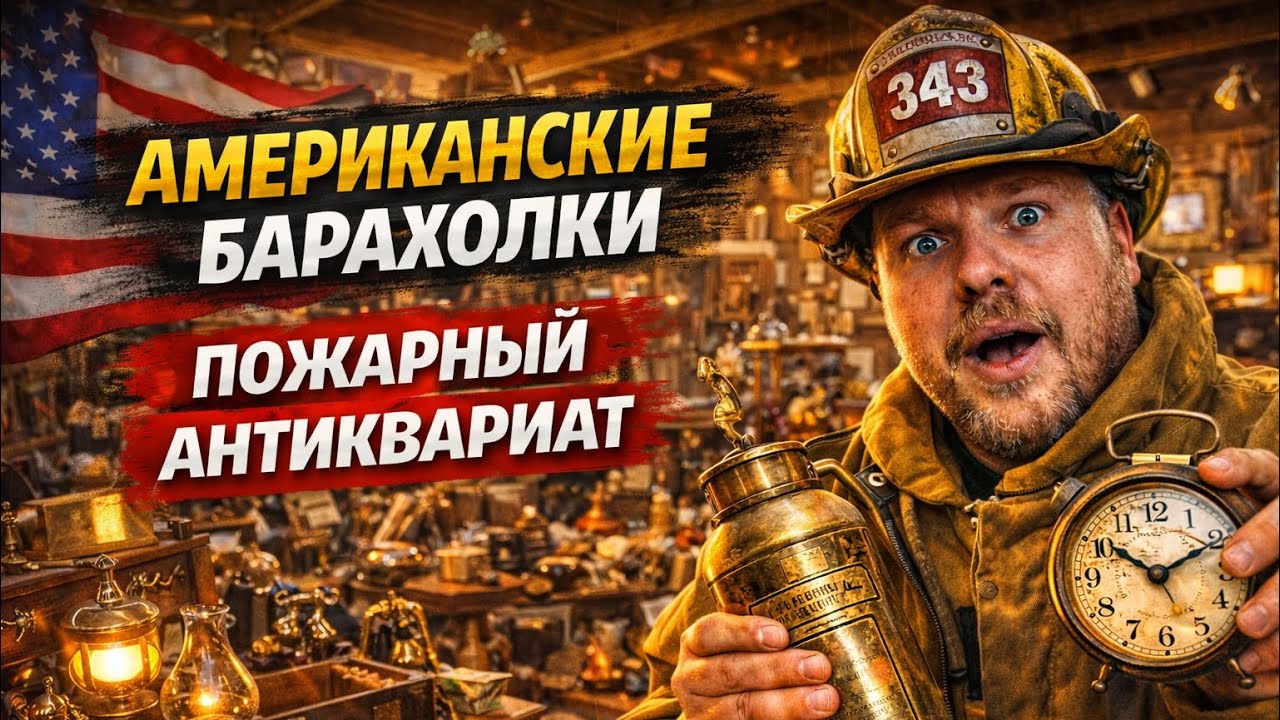 Барахолка в американском доме. Неожиданная находка — пожарный антиквариат