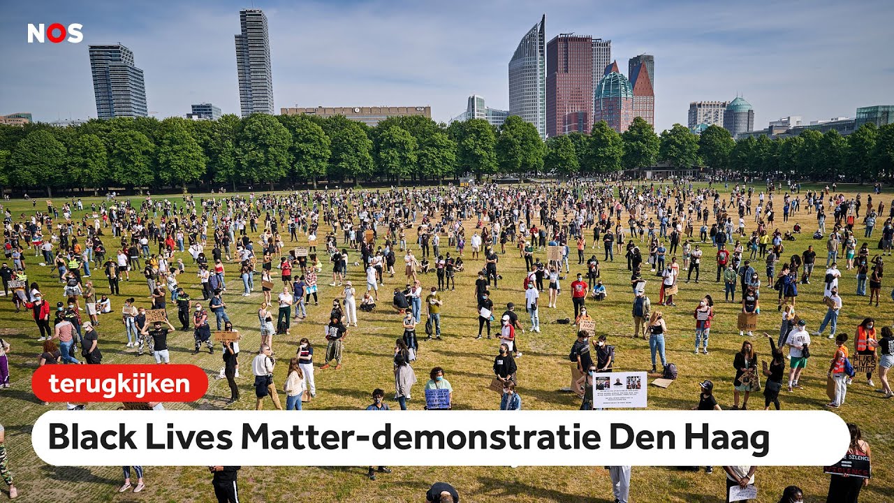 LIVE: Black Lives Matter-demonstratie in Den Haag