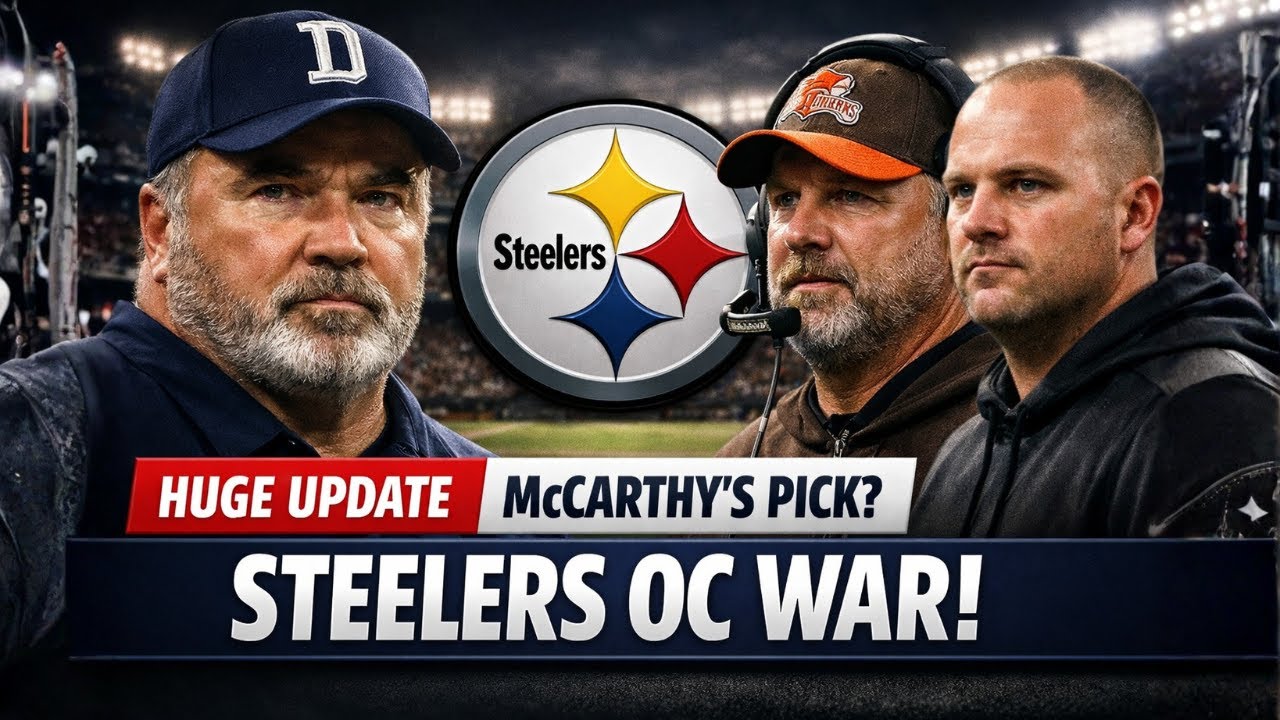 Question of the Day: Who SHOULD Be Steelers OC Under McCarthy? Fans Will Fight Over This!”