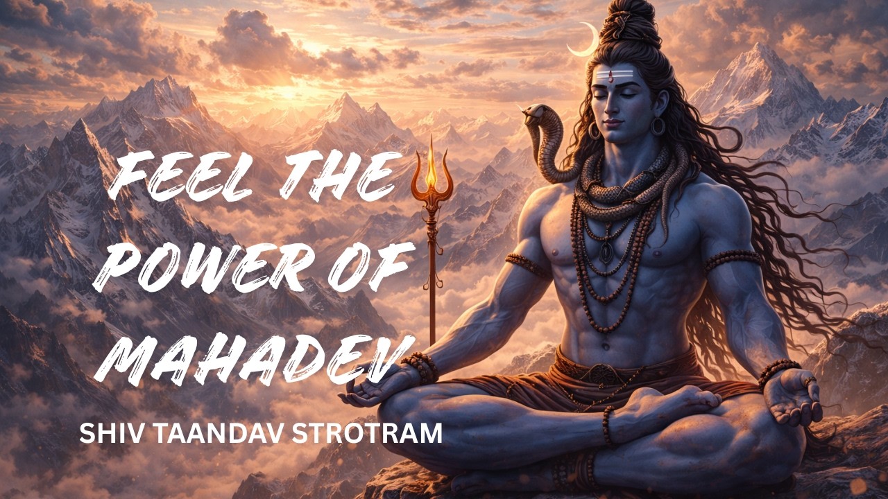 Shiv Tandav Stotram WITH LYRICS 🔱Most Powerful Shiva Chant Removes Negativity & Fear #shiva #mahadev