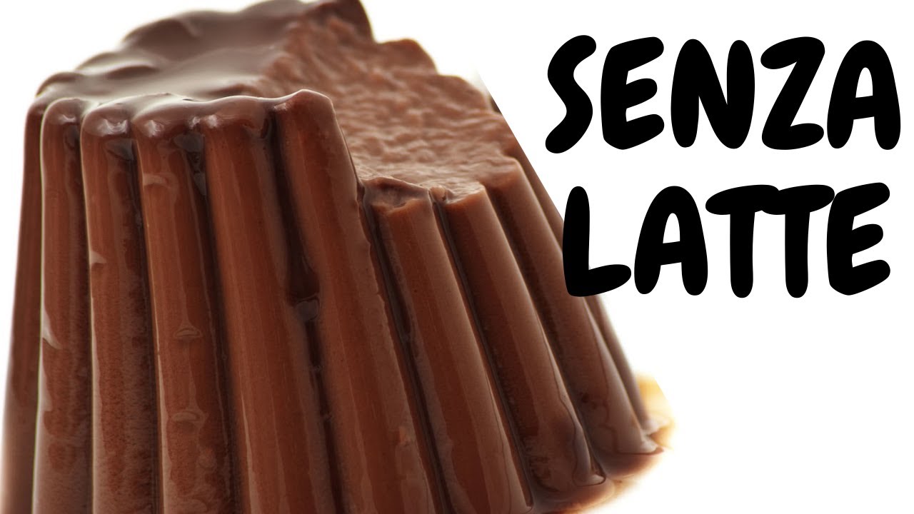 BUDINO  AL CIOCCOLATO SENZA LATTE  BUONISSIMO