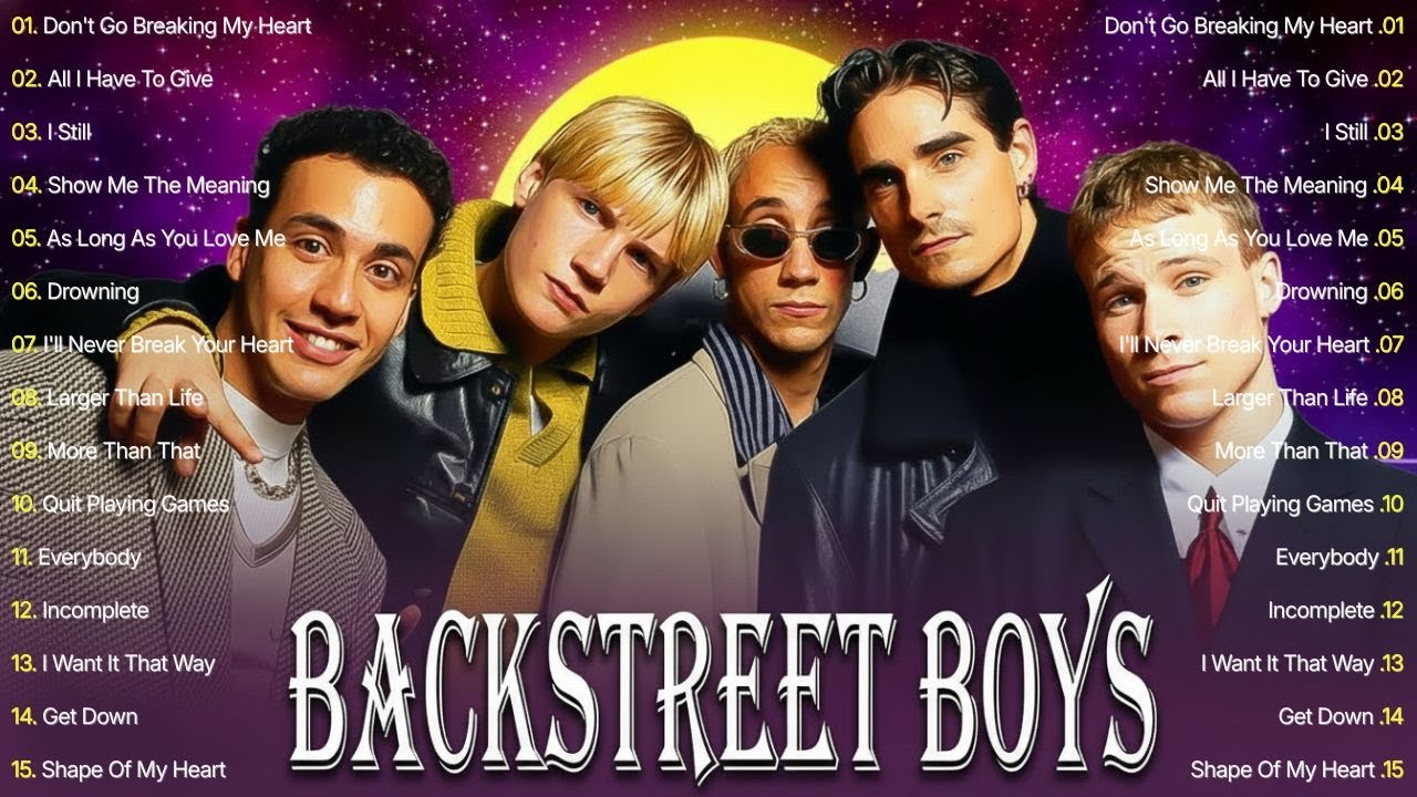 Backstreet Boys Love Songs Full Album 2025 || Backstreet Boys Greatest Hits Playlist #lovesongs