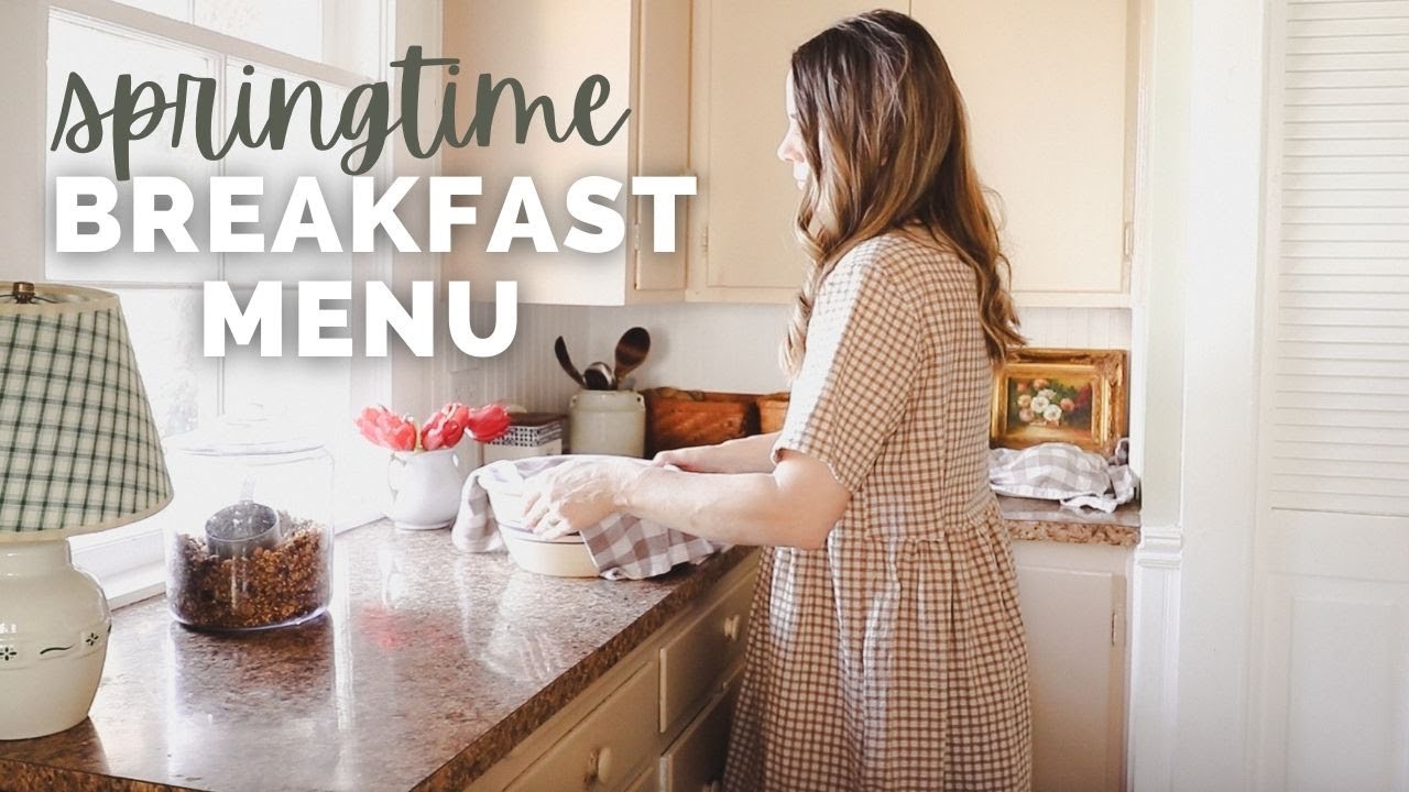 Scratch made spring breakfast ideas from a mom of 8