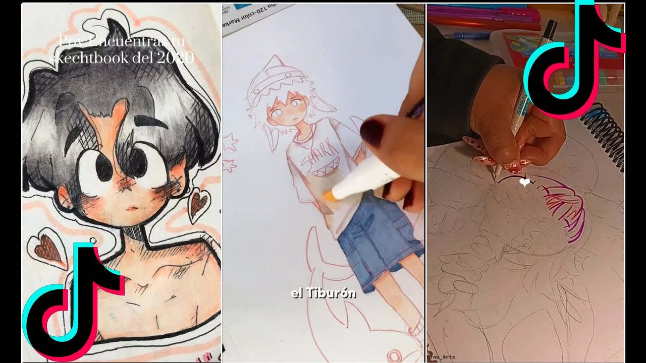 ART SKETCHBOOK 📖 TIKTOK compilation [NO OUTROS] | Read desc #11