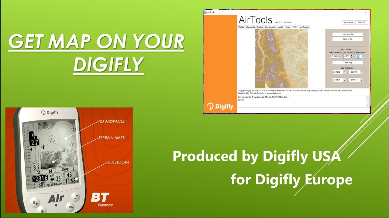AirTools: Getting your Topographic Map on your Digifly