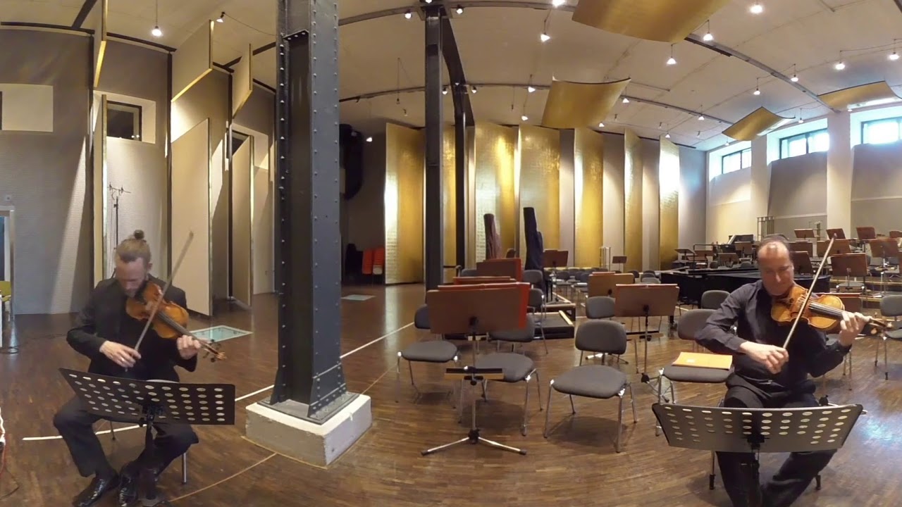 Mozart | Divertimento for String Quartet | 3D Audio | 360° Video