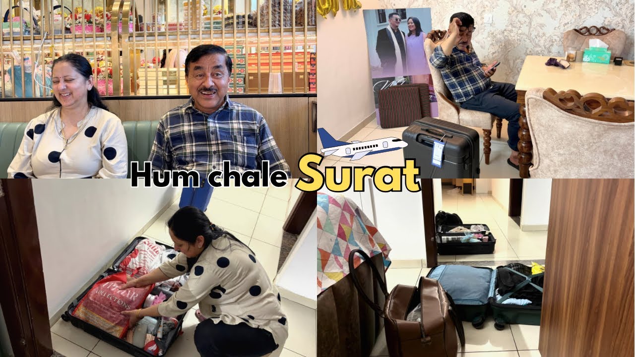 Mummy aur Papa ke sath mai chla Surat 🤩🤪 Shaddi ka gift sath le ja rahe hai 🥹😋