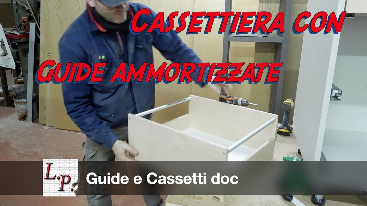 Cassettiera con Guide ad alta portata 40kg per qualsiasi mobile, tutti i passaggi per crearla.