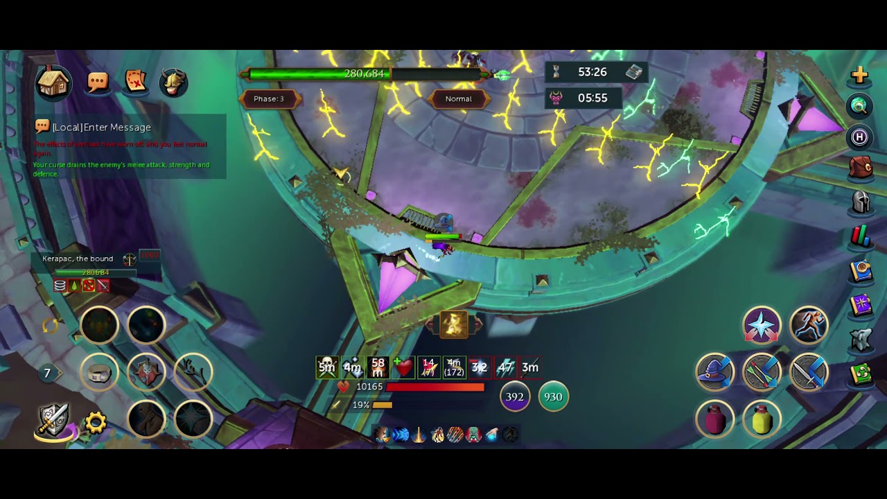RuneScape 3 Kerapac HM MOBILE ONLY!