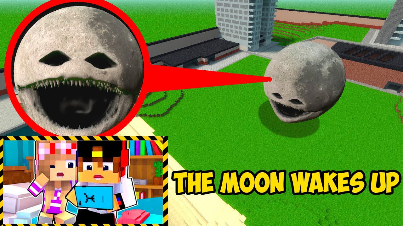 МОЙ ДРОН СНЯЛ THE MOON WAKES UP в Реальной Жизни в МАЙНКРАФТ ДЕВУШКА ВИДЕО MINECRAFT