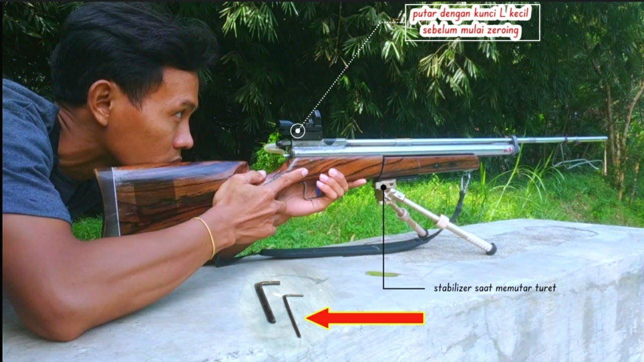 Setting RED DOT / Reflex Sight⁉️Ternyata ini fungsi kunci L paling kecil..