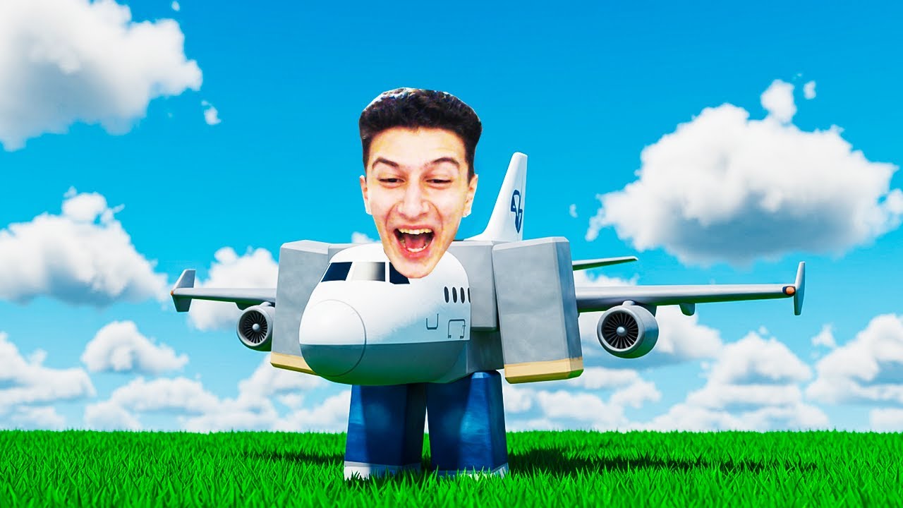 ROBLOXTA KENDİMİ UÇAĞA DÖNÜŞTÜRDÜM ✈️